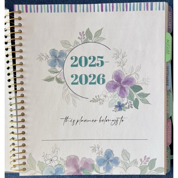 17 Month Planner BIRDS Aug 2025 - Dec 2026 Weekly Planning Note Page Gift - Picture 6 of 16